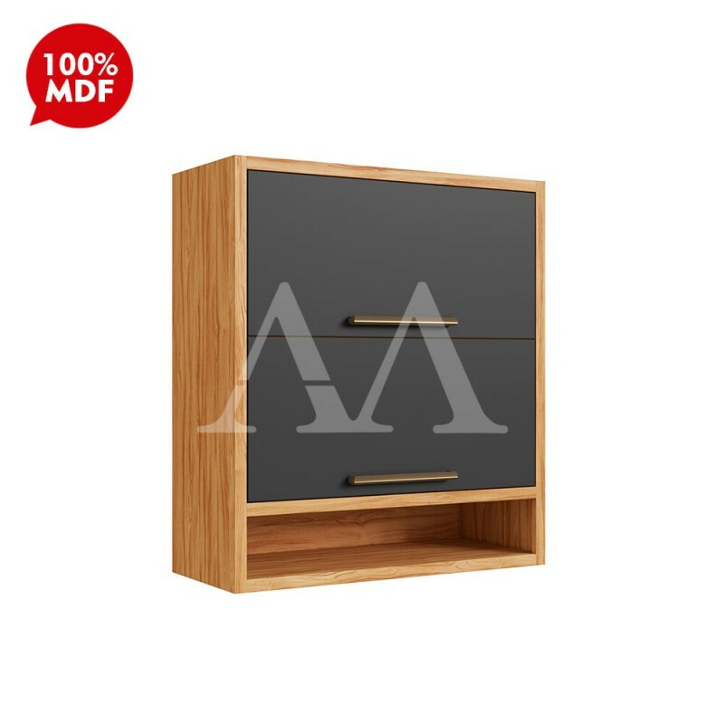 ARMARIO RONIPA 2P. ABRIR BASCULANTE SYRAH 80CM AMENDOA/CHUMBO