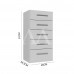 COMODA 5G RODIAL SAVANA BRANCO 1CO0522