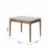 MESA IMCAL WIND 1.2 C/ VIDRO RETANGULAR OFF WHITE / CINAMOMO MESA IMCAL WIND 1.2 C/ VIDRO RETANGULAR OFF WHITE / CINAMOMO