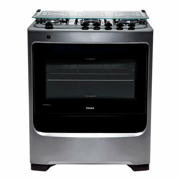 FOGAO 5B CONSUL CFS5NA MESA INOX INOX FOGAO 5B CONSUL CFS5NA MESA INOX INOX