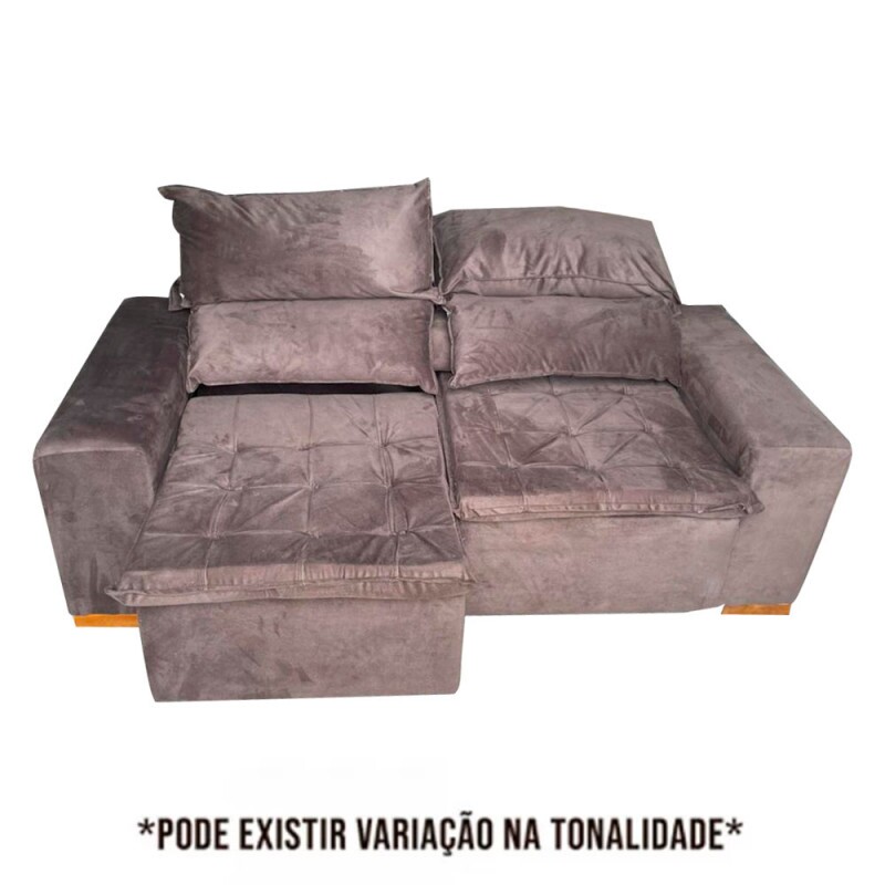 ESTOFADO BOMFLEX CHILE RETRATIL CHOCOLATE VELUDO ASTECA 08 ESTOFADO BOMFLEX CHILE RETRATIL CHOCOLATE VELUDO ASTECA 08