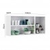 ARMARIO ITATIAIA 3P. ABRIR C/ VIDRO NEW PREMIUM 120 BRANCO 1857