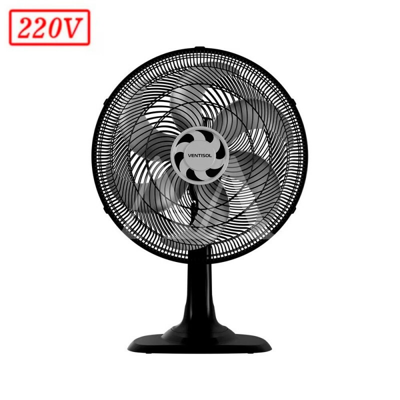 VENTILADOR VENTISOL MESA 40CM 6 PAS 3 VEL 220V PRETO VENTILADOR VENTISOL MESA 40CM 6 PAS 3 VEL 220V PRETO
