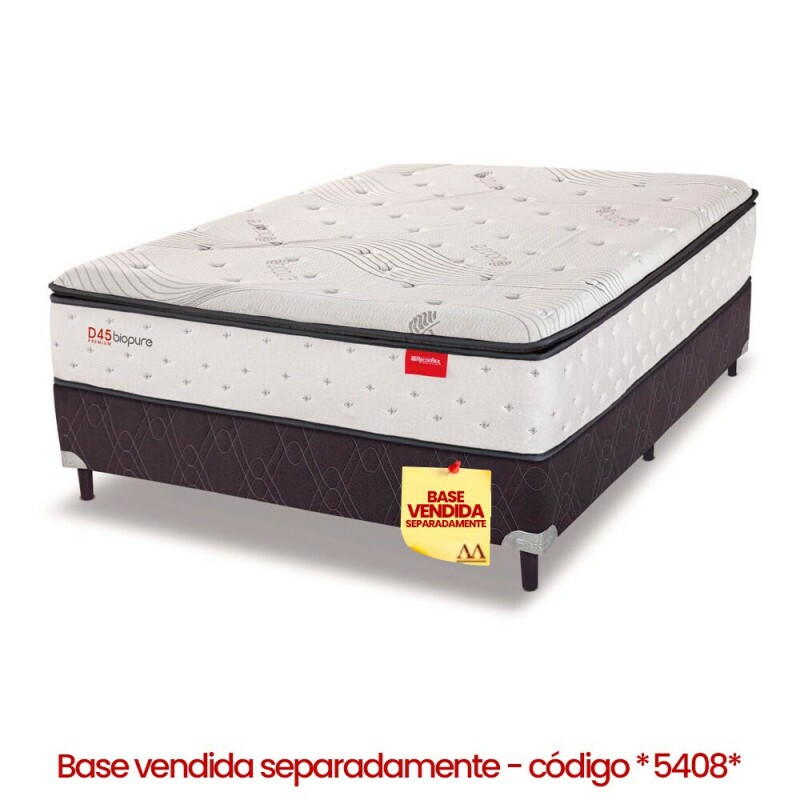 COLCHAO D45 138X188X30 RECONFLEX PREMIUM BIOPURE C/PILLOW COLCHAO D45 138X188X30 RECONFLEX PREMIUM BIOPURE C/PILLOW