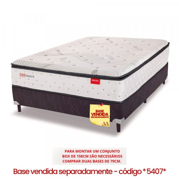 COLCHAO D45 158X198X30 RECONFLEX PREMIUM BIOPURE C/PILLOW COLCHAO D45 158X198X30 RECONFLEX PREMIUM BIOPURE C/PILLOW