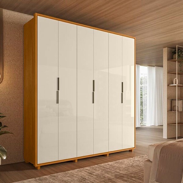 ROUPEIRO 6P. ABRIR 4G MADETEC MATISSE C/ESP E C/PES CINAMOMO/OFF WHITE ROUPEIRO 6P. ABRIR 4G MADETEC MATISSE C/ESP E C/PES CINAMOMO/OFF WHITE