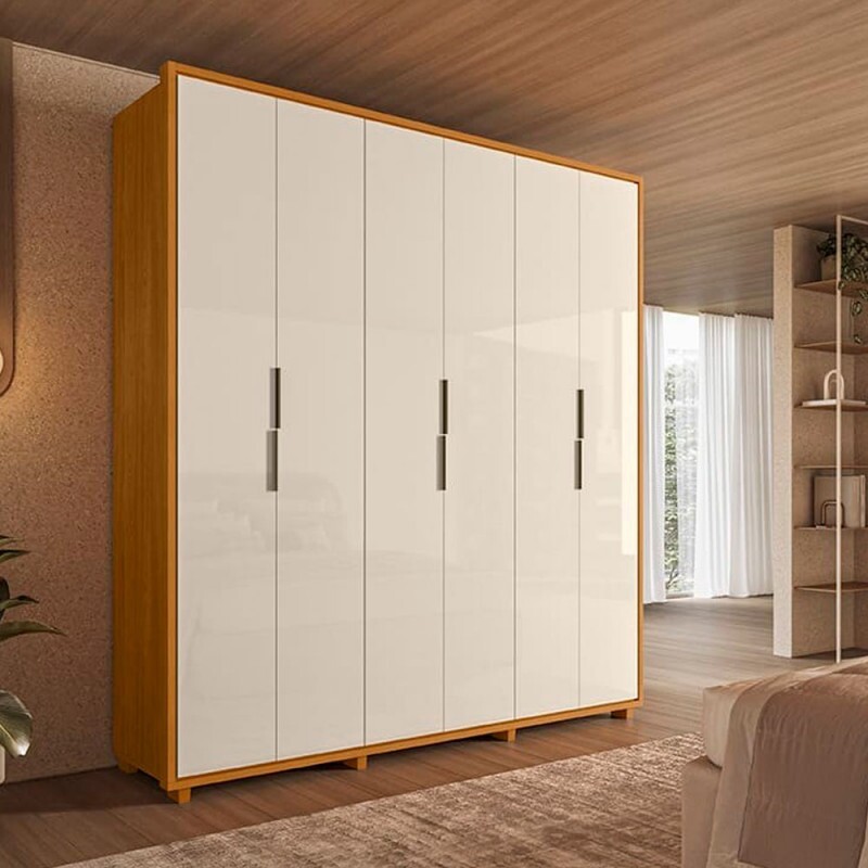 ROUPEIRO 6P. ABRIR 4G MADETEC MATISSE C/ESP E C/PES CINAMOMO/OFF WHITE ROUPEIRO 6P. ABRIR 4G MADETEC MATISSE C/ESP E C/PES CINAMOMO/OFF WHITE