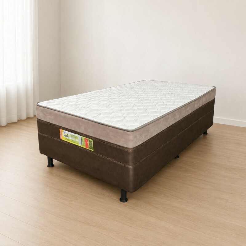 CAMA BOX D28 110X198X52 MERON SAFIRA PLUS