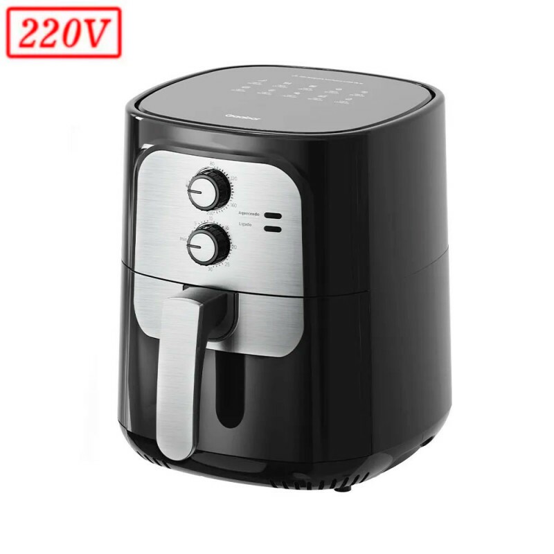 FRITADEIRA 5,5L GAABOR AIR FRYER VINTAGE AF-65M01A 1400W 220V PRETO/PRATA FRITADEIRA 5,5L GAABOR AIR FRYER VINTAGE AF-65M01A 1400W 220V PRETO/PRATA