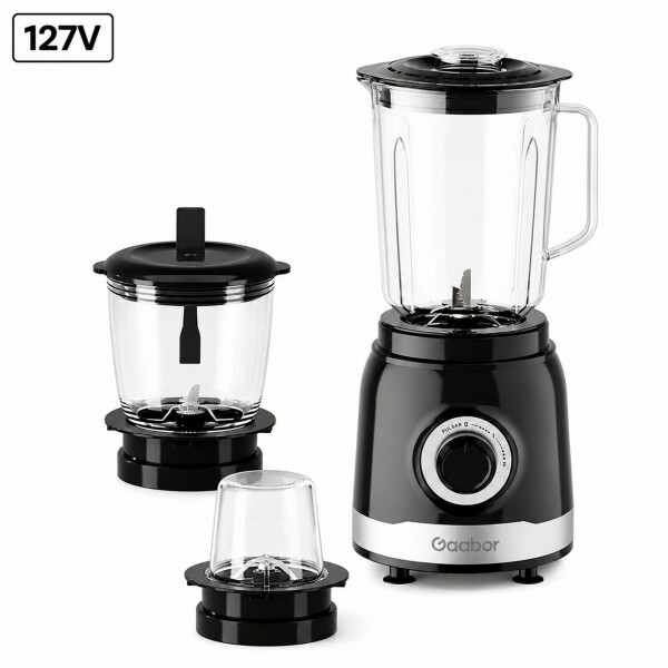 LIQUIDIFICADOR GAABOR CREAMY JM-16M02AS 127V PRETO/INOX LIQUIDIFICADOR GAABOR CREAMY JM-16M02AS 127V PRETO/INOX