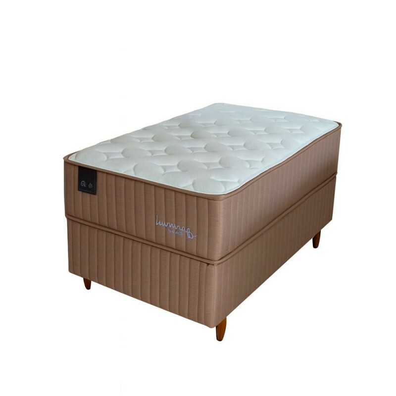 CJ BASE BOX/COLCHAO 88X188X67 PLUMATEX LUNNA PRIME MOLAS ENSACADAS CJ BASE BOX/COLCHAO 88X188X67 PLUMATEX LUNNA PRIME MOLAS ENSACADAS