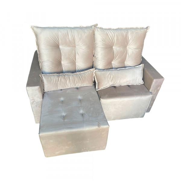 ESTOFADO RG BELO CAMPO RETRATIL 1.60 BEGE