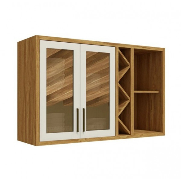 ARMARIO RONIPA 2P. ABRIR REFLECTA TEMPRANILLO 120CM AMENDOA/OFF WHITE