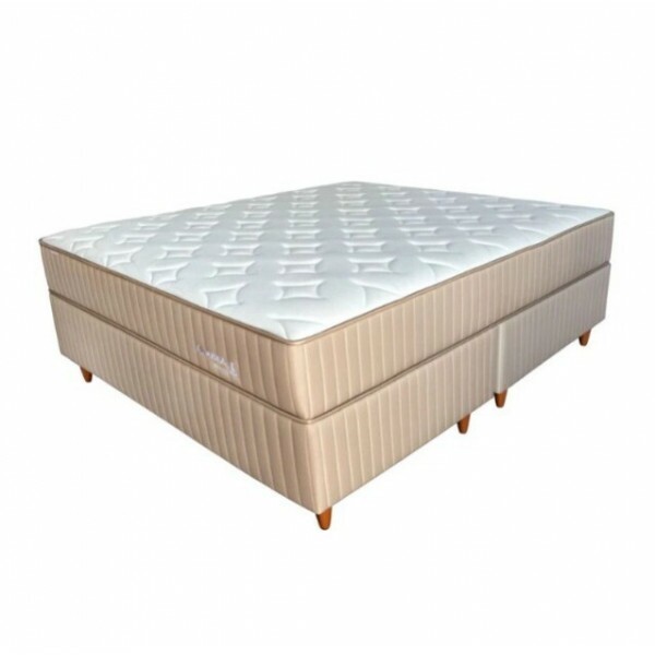 CJ BASE BOX/COLCHAO 193X203X66 PLUMATEX LUNNA ULTRA MOLAS ENSACADAS