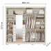 ROUPEIRO 2P. CORRER 6G PANAN CLARICE C/ESP C/PES OFF WHITE/GRAFIATO