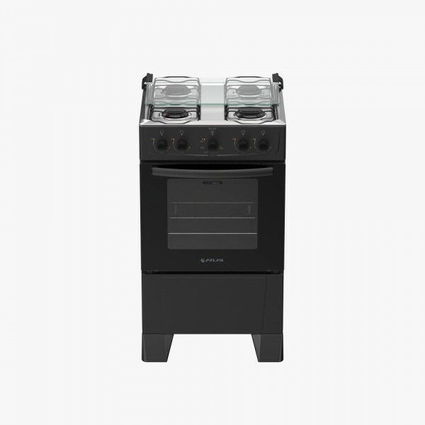 FOGAO 4B ATLAS MILAO PRETO 25