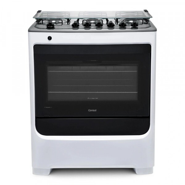 FOGAO 6B CONSUL CFS6NABUNA MESA INOX BRANCO